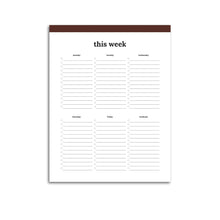 Load image into Gallery viewer, Weekly To Do List | Classic-Rings and Disc Planner-Confetti Saturday