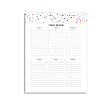 Load image into Gallery viewer, Weekly To Do List | Signature Confetti