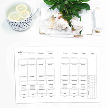 Load image into Gallery viewer, Weekly Wellness Planner, Undated, WO2P | City