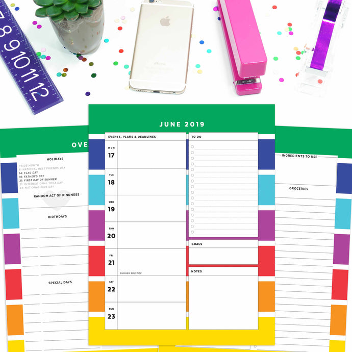 Limited Edition June 2019 Planners