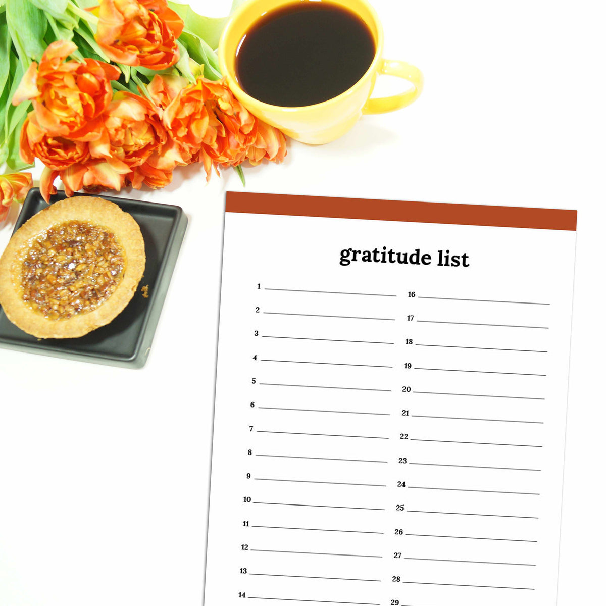 Free Printable Gratitude List