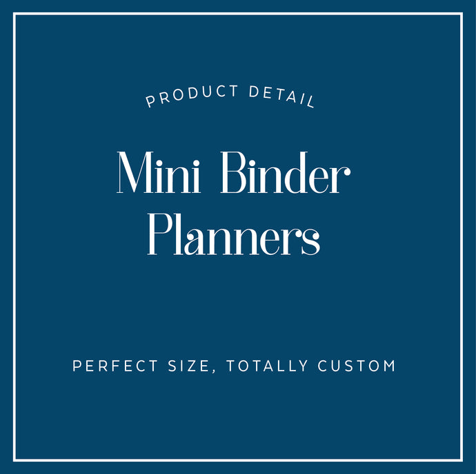 Why the Mini Binder is the Perfect Planner Size