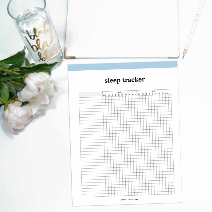 Free Printable Sleep Tracker