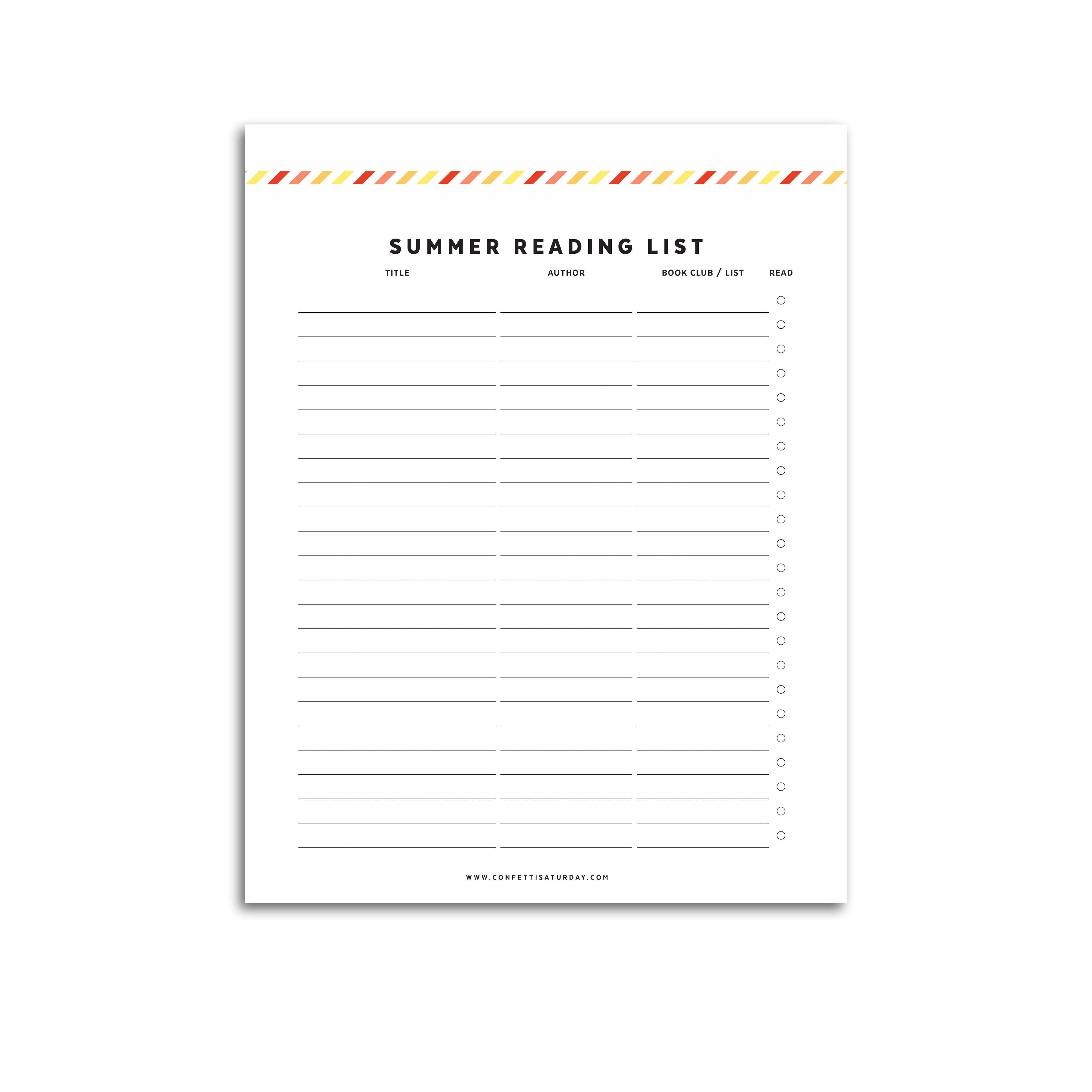 Basic Reading Checklist.pdf Basic Reading List Printable
