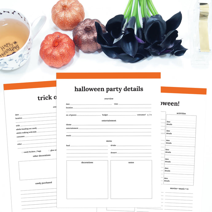 Halloween Planner Printables