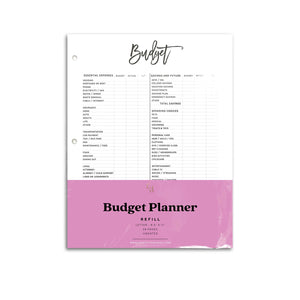 Budget Planner Inserts | City