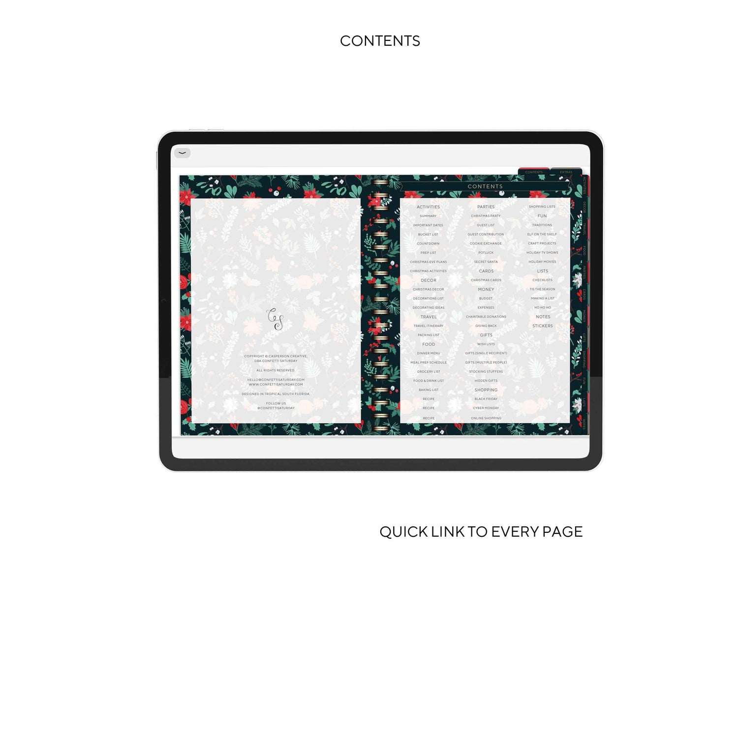 Digital Planner Notebook Binder Rings, GoodNotes iPad Clip Art