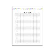 Load image into Gallery viewer, Schedule Planner 24/7 | Signature Stripe

