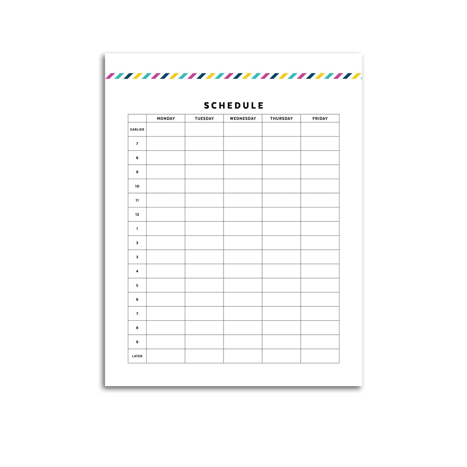 Schedule Planner Pages schedule-planner-pages