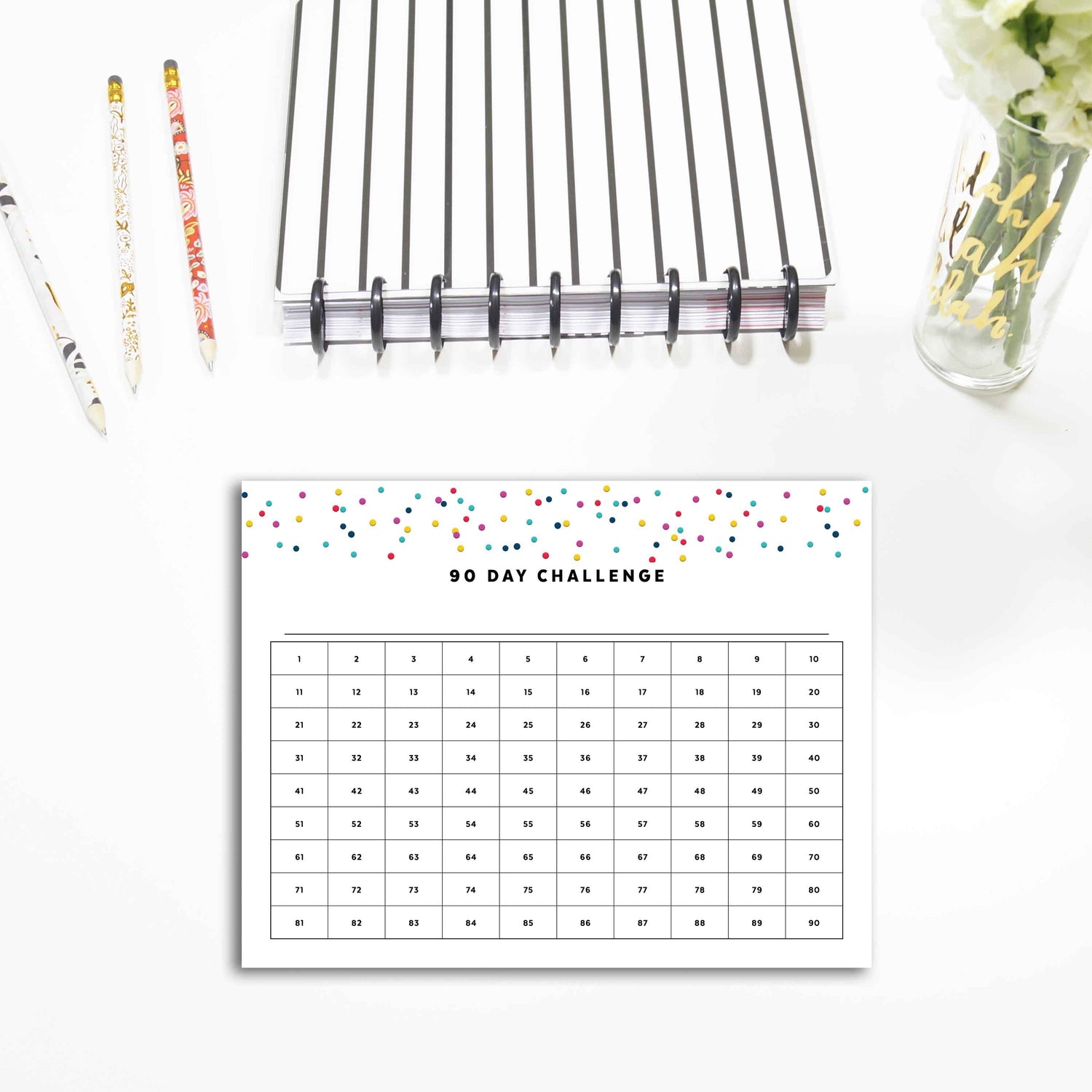 90 Day Challenge Planner Pages 90-day-challenge-planner-pages