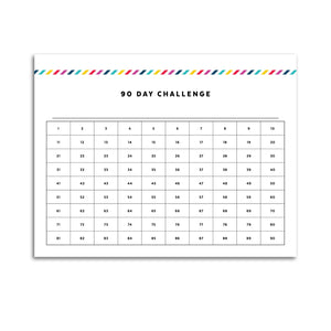 90 Day Challenge Planner | Signature Stripe