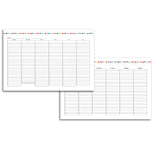 Load image into Gallery viewer, Fold Out Yearly Planner, Undated | Signature Stripe
