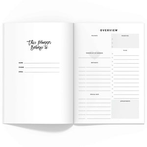 All-Inclusive Monthly Planner TN, Undated