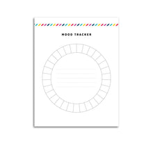 Load image into Gallery viewer, Monthly Mood Tracker Planner Page | Signature Stripe
