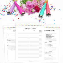 Load image into Gallery viewer, Birthday Party Planner | Signature Stripe
