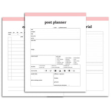 Load image into Gallery viewer, Blog Planner | Classic-Rings and Disc Planner-Confetti Saturday
