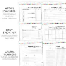 Load image into Gallery viewer, Blog Planner | Signature Stripe

