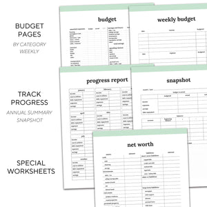 Budget Planner | Classic-Rings and Disc Planner-Confetti Saturday