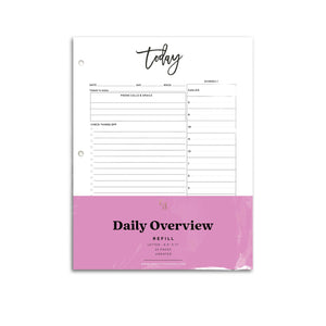 Daily Planner Inserts, Summary | City