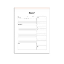 Load image into Gallery viewer, Daily Planner Summary | Classic-Rings and Disc Planner-Confetti Saturday

