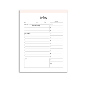 Daily Planner Summary | Classic-Rings and Disc Planner-Confetti Saturday