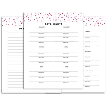 Load image into Gallery viewer, date night planner printable
