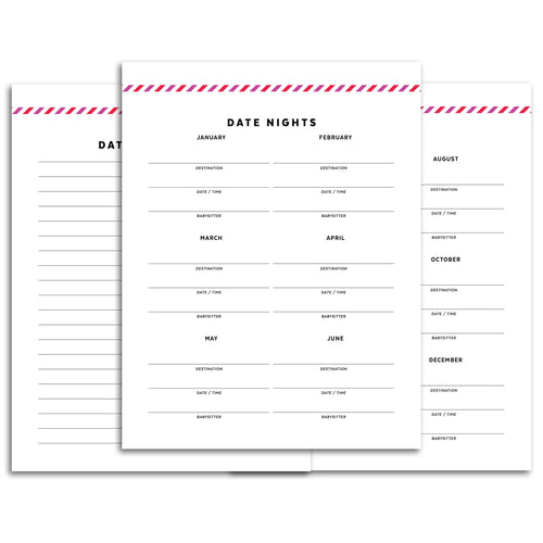 date night pages