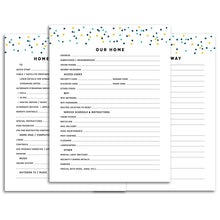 Load image into Gallery viewer, Printable-House Sitter Planner | Signature Confetti-Rings and Disc Planner-Confetti Saturday
