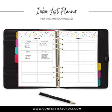 Load image into Gallery viewer, Inbox List Planner Refill Printable-Confetti Saturday
