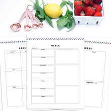 Load image into Gallery viewer, Meal Planner | Signature Stripe
