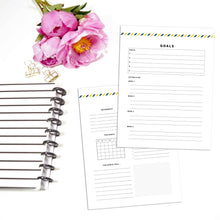 Load image into Gallery viewer, Monthly Goal Planner | Signature Stripe
