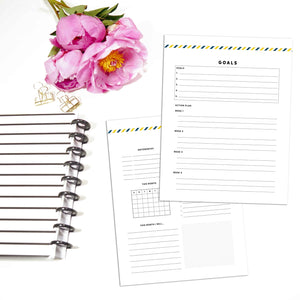 Monthly Goal Planner | Signature Stripe