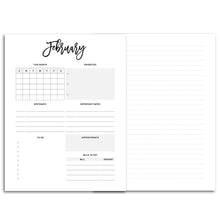 Load image into Gallery viewer, Monthly Overview Planner | City
