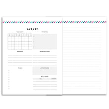 Load image into Gallery viewer, Monthly Overview Planner | Signature Stripe
