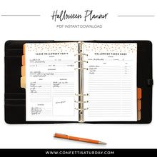 Load image into Gallery viewer, Halloween Planner Refill Printable-Confetti Saturday
