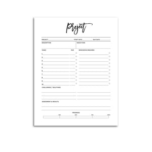 Project Planner Page | City