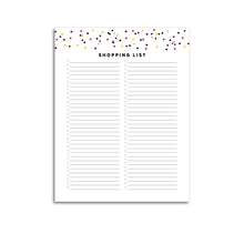 Load image into Gallery viewer, Printable-Shopping List | Signature Confetti-Rings and Disc Planner-Confetti Saturday
