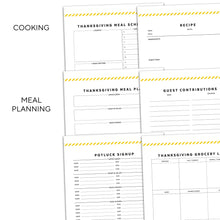 Load image into Gallery viewer, Thanksgiving Planner | Signature Stripe
