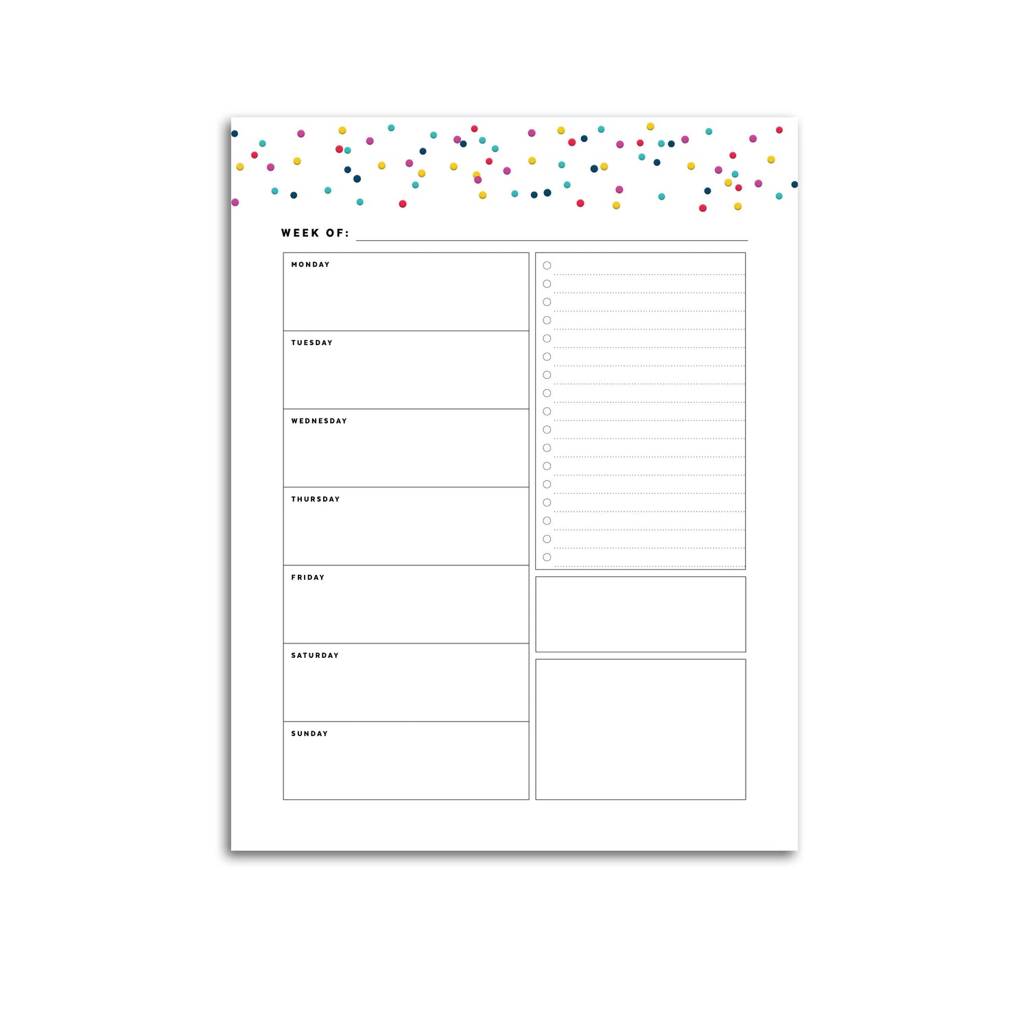 Planner | 2022 Planner | Weekly Planner | Hourly Planner | Custom Planner | Personal outlet Planner | Life Planner | Planners | Kindness Confetti