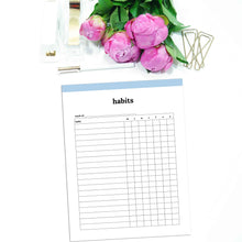 Load image into Gallery viewer, Weekly Habit Tracker Planner | Classic-Rings and Disc Planner-Confetti Saturday
