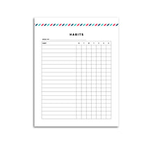 Load image into Gallery viewer, printable habit tracker
