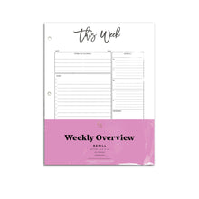 Load image into Gallery viewer, Weekly Planner Page Inserts | City
