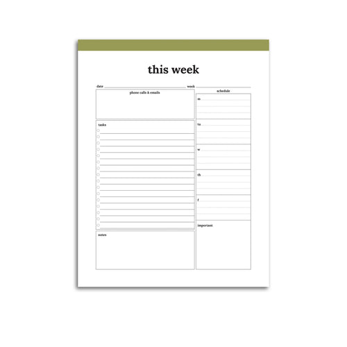 Weekly Planner Summary | Classic-Rings and Disc Planner-Confetti Saturday