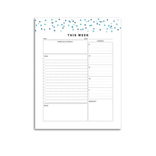 Load image into Gallery viewer, Weekly Planner Summary | Signature Confetti
