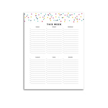 Load image into Gallery viewer, Weekly To Do List | Signature Confetti

