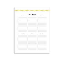 Load image into Gallery viewer, Weekly To Do List | Signature Stripe

