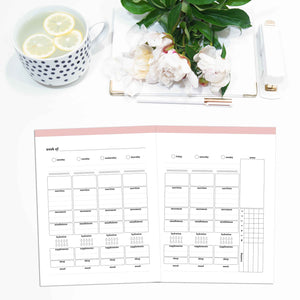 Weekly Wellness Planner, Undated, WO2P | Classic